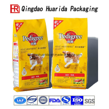 Bolso de empaquetado plástico de la comida de perro de alta calidad
